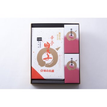 丸屋無着色辛子明太子550g+いかひびき2本【詰合せ】 ギフト プレゼント 御中元 夏のごあいさつ 御礼 御祝 快気祝 志