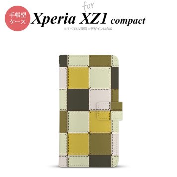 【手帳型 スマホ カバー ケース】【SO02K】【エクスペリア XZ1】手帳型 ケース SO-02K スマホ カバー Xperia XZ1 Compact エクスペリア パッチワーク風 ミックスA nk-004s-so02k-dr1671【メール便送料無料】