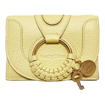 シーバイクロエ See by Chloe カードケース 名刺入れ キーケース CHS20SP910305 718 HANA ハナ キーリング レディース Pure Yellow イエロー