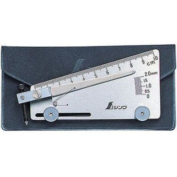 シンワ測定 【メール便での発送商品】　アンダーカットゲージ 58695 NO58695