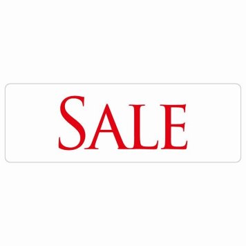 SALE サインステッカー シール 長方形 テイクアウト 案内 防水 屋内 屋外 ピクトサイン 表示 案内 場所 看板 目印 施設 店舗 ショップ 販促 おしゃれ シンプル
