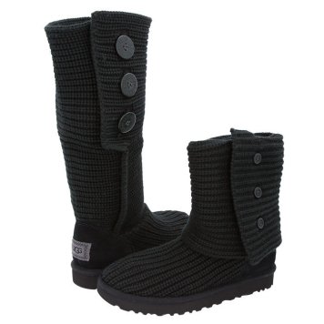 UGG ブーツ レディース ニットブーツ あったか ウール ニット 軽量 サイドボタン アグ CLASSIC CARDY クラシック カーディ 1016555 US5 US6 US7 US8 US9 US10