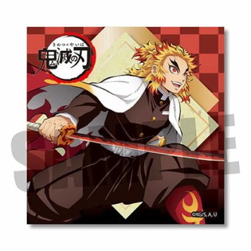 【色紙】煉獄杏寿郎　ミニ色紙 「鬼滅の刃」【約W118×H118mm】