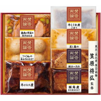 夏の贈り物お中元 こだわりの和食ギフト 至福の和食 つくねの蕪みぞれ仕立て（180g）・鶏肉と野菜の炊き合わせ・牛とろとろ煮・蒸し鶏の梅ジュレ仕立て（各150g）・豚角煮香味醤油仕立て（130g）・豚ロースの醤油煮込み（70g）・牛しぐれ煮ごぼう（55g）×各1
