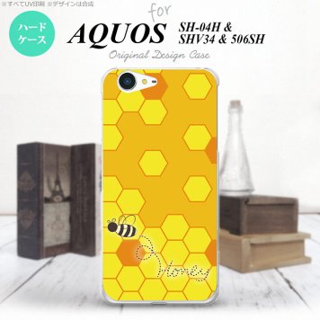 【SH04H】【スマホケース/スマホカバー】【アクオス ゼータ】SH04H スマホケース AQUOS ZETA SH04H カバー アクオス ゼータ ハニー 黄 nk-sh04h-1681【メール便送料無料】