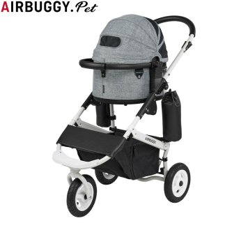 エアバギー フォー ペット AIRBUGGY FOR PET ペットカート ドーム3 セット ホワイトフレーム スモール アースグレー