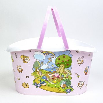 星のカービィ バスケット ピンク 収納 かご キッズ