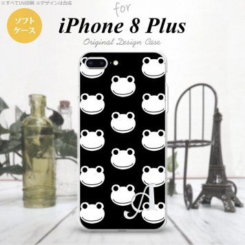 【iPhone8Plus】【スマホケース/スマホカバー】【アイフォン8プラス】iPhone8Plus スマホケース ケース アイフォン8プラス イニシャル カエル・かえる （H） nk-ip8p-tp168ini【メール便送料無料】