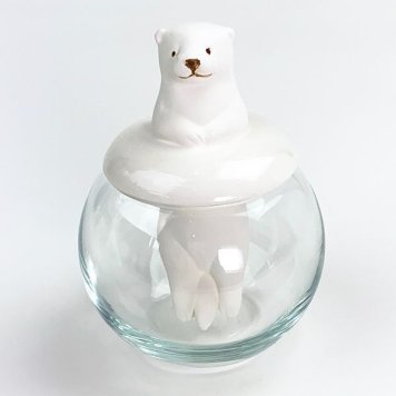 ドーム型加湿器 カワウソ 加湿器 インテリア 白