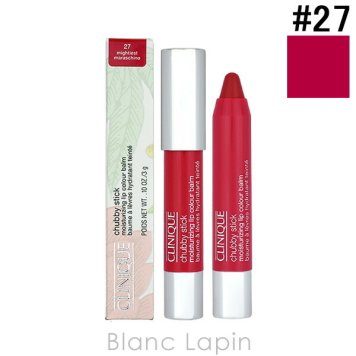 クリニーク CLINIQUE チャビースティックモイスチャライジングリップカラーバーム #27 マイティエスト マラスキーノ 3g