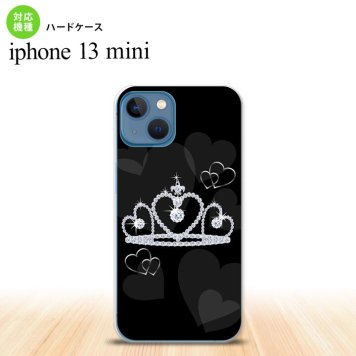 iPhone13mini iPhone13 mini ケース ハードケース クラウン 黒  nk-i13m-603