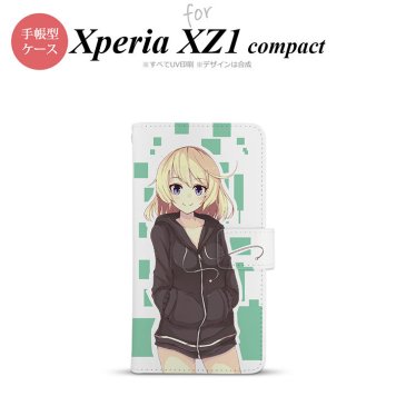 【手帳型 スマホ カバー ケース】【SO02K】【エクスペリア XZ1】手帳型 ケース SO-02K スマホ カバー Xperia XZ1 Compact エクスペリア キャラA 緑 nk-004s-so02k-dr1326【メール便送料無料】