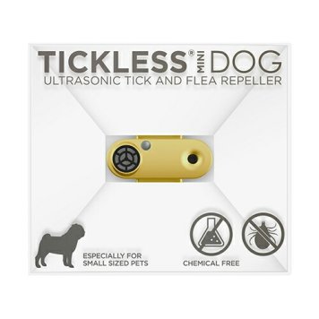 TICKLESS チックレス USBミニ ゴールド 虫除け 薬品不使用 ノミ ダニ対策 安全 超音波 充電式 繰り返し使える