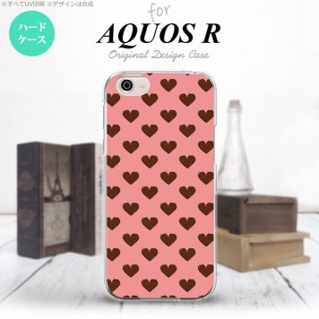 【SH03J】【スマホケース/スマホカバー】【アクオス R】SH03J スマホケース AQUOS R SH-03J カバー アクオス R ハート（B） ピンク nk-sh03j-173【メール便送料無料】