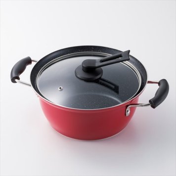 にこみｰな IH対応フチ付両手鍋24cm　 RB-1697  内祝 内祝い お祝 御祝 記念品 出産内祝い プレゼント 快気祝い 粗供養 引出物