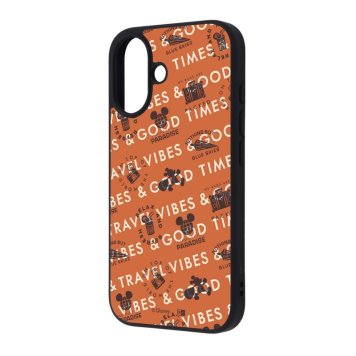 iPhone 16 ディズニー / maru 衝撃吸収 バンパー ハイブリッドケース / ミッキーマウス_travel1 ※送料無料(ポスト投函)