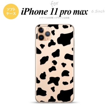 iPhone11ProMax iPhone11pro max スマホケース ソフトケース ダルメシアン 牛 クリア メンズ レディース nk-i11pm-tp479