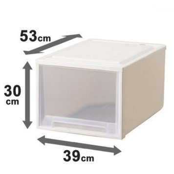 天馬 クローゼット収納 ビュートケース 幅39×奥行53×高さ30cm カプチーノ ( 引き出し 衣装ケース プラスチック ) 【沖縄・離島配送不可】 4904746060303