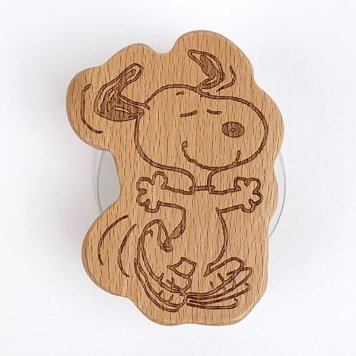スヌーピー ウッドフック (小走り) 木製壁掛け収納 SNOOPY PEANUTS