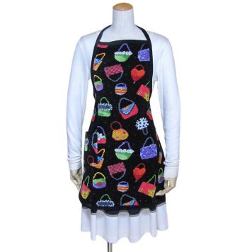 フェイラー エプロン 純正ギフトBOX付 FEILER CRAZY BAGS クレイジーバッグ ブラック APRON SHAPE NO.5 誕生日 結婚祝い 結婚式 バレンタイン 高級 ホワイトデー 父の日 母の日 即日発送