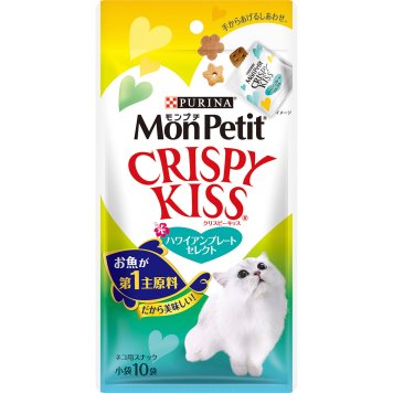 モンプチ クリスピーキッス ハワイアンセレクト 30g（3g×10袋） 猫用おやつ キャットトリーツ