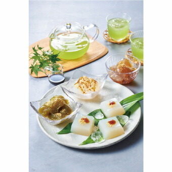 京都「京五山」わらび餅＆くずもちセット  0570068 景品 記念品 粗品 ノベルティ 名入れ 御挨拶 ご挨拶