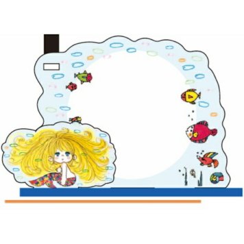 水森亜土 アクリルメモボード ウミ