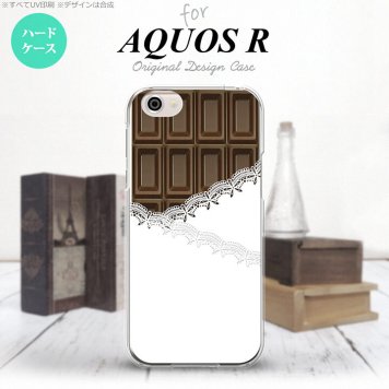 【SH03J】【スマホケース/スマホカバー】【アクオス R】SH03J スマホケース AQUOS R SH-03J カバー アクオス R チョコ・レース  nk-sh03j-738【メール便送料無料】