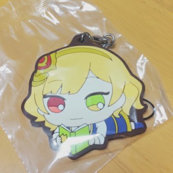 シャルロット　F賞 歴代選抜ちょこんとラバーストラップ 約7cm/白猫プロジェクト 私立 茶熊学園/新品/一番くじ