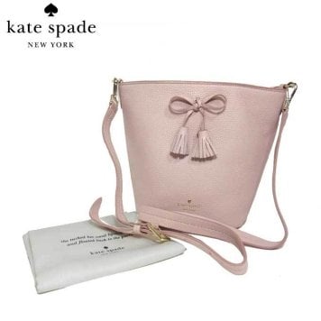 ケイト・スペード ブティック kate spade ショルダーバッグ PXRU9169 タッセル リボン レザー 斜め掛け hayes street hb / vanessa / wam vellum(265):ライトピンク系