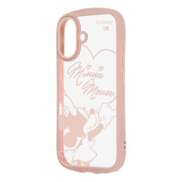 iPhone 17 / ディズニー / Puffull 衝撃吸収 バンパー ハイブリッドケース / ミニーマウスサイン ※送料無料(ポスト投函)