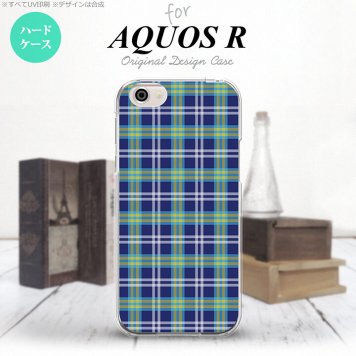 【SH03J】【スマホケース/スマホカバー】【アクオス R】SH03J スマホケース AQUOS R SH-03J カバー アクオス R チェックB 青 nk-sh03j-438【メール便送料無料】