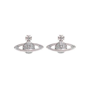 ヴィヴィアンウエストウッド ピアス Vivienne Westwood MINI BAS RELIEF 62020033-02p763 シルバー アクア