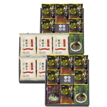 【送料無料・包装無料・のし無料】千莉菴 からだにやさしさ＋ 国産フリーズドライ ほうおうスープ 「金賞健康米」セット FD3SR-0705(A4) ギフト 敬老の日 入学祝い 卒業祝い 就職祝い 結婚祝い 誕生日 出産祝い 引越祝い 香典返し 新盆 初盆 御礼 お中元 内祝い 快気祝い ご挨拶 志 法事