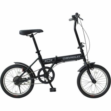 シボレー 16インチ折畳自転車BK（BAA仕様） MG-CV16BAA-BK【直送品】［送料無料］ 