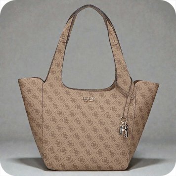 ゲス トートバッグ レディース ブランド GUESS CALISTA SG733422 LATTE LOGO バッグ