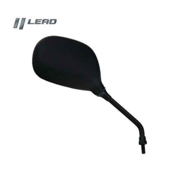 リード工業 バイクミラー 右側用 8mm 正ネジ SY-8R ブラック 角型 スタンダードミラー バックミラー 補修 交換 カスタム パーツ 原付 スクーター 自転車 単車 オートバイ 安全 後方視界 確保