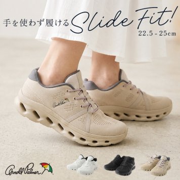 アーノルドパーマー スライドフィット AL1221 通販 スニーカー メッシュスニーカー メッシュ ローカット シンプル 軽量 軽い Arnold Palmer ハンズフリー 履きやすい 歩きやすい 幅広 3E 衝撃吸収 シューズ 通学 通勤 レディース靴