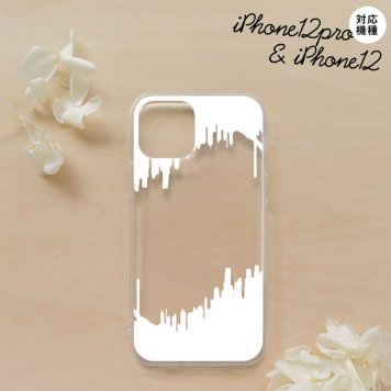 iPhone12/iPhone12pro iPhone12 / iPhone12pro スマホケース ソフトケース ホラー 白 メンズ レディース nk-i12-tp196