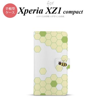 【手帳型 スマホ カバー ケース】【SO02K】【エクスペリア XZ1】手帳型 ケース SO-02K スマホ カバー Xperia XZ1 Compact エクスペリア ハニー 緑B nk-004s-so02k-dr1684【メール便送料無料】