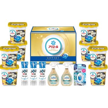 お中元 お返し 内祝い ギフト洗剤 Ｐ＆Ｇ アリエール Ｐ＆ＧアリエールジェルボールプレミアムバラエティギフトセットPGP5-100EA  新築 お礼 引越し 志 仏事 送料無料