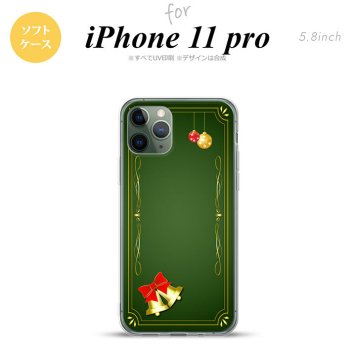 iPhone11Pro iPhone11 Pro スマホケース ソフトケース ベル 緑 メンズ レディース nk-i11p-tp640
