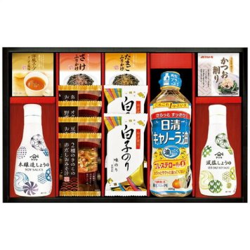 【送料無料・包装無料・のし無料】千寿堂 ヤマサ鮮度しょうゆ&フリーズドライバラエティセット CR-50(B4)ギフト 春 入学祝い 卒業祝い 就職祝い 結婚祝い 誕生日 出産祝い 引越祝い 香典返し 新盆 初盆 御礼 お中元 内祝い 快気祝い ご挨拶 志 法事