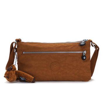 キプリング Kipling ショルダーバッグ K18661 99D AENEA アエナ ポシェット 斜めがけバッグ TASTY TOFFEE ブラウン系