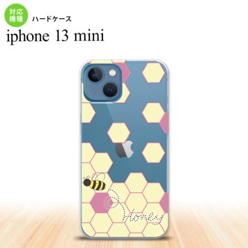 iPhone13mini iPhone13 mini ケース ハードケース ハニー クリア 紫  nk-i13m-1683