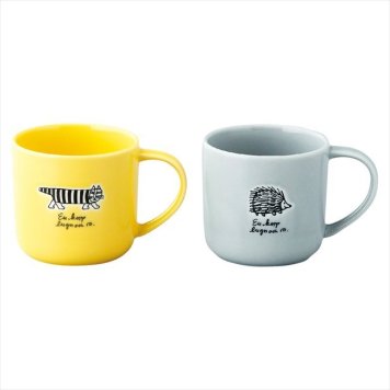 リサ･ラーソン 〈ストロール〉 ペアマグセット　 LL90-13  内祝 内祝い お祝 御祝 記念品 出産内祝い プレゼント 快気祝い 粗供養 引出物