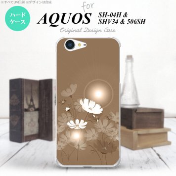 【SH04H】【スマホケース/スマホカバー】【アクオス ゼータ】SH04H スマホケース AQUOS ZETA SH04H カバー アクオス ゼータ コスモス ベージュ nk-sh04h-605【メール便送料無料】