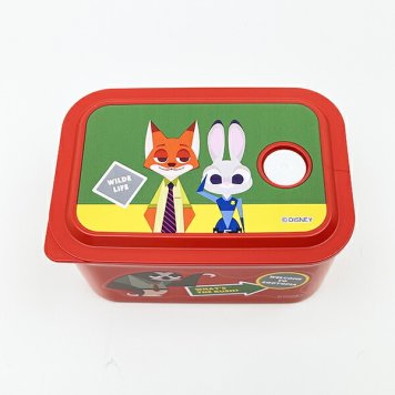 ディズニー ズートピア 行楽ランチケース(S) レッド ランチ 日本製 Disney