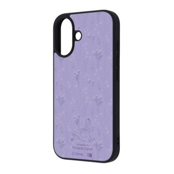iPhone 16 ディズニー / maru 衝撃吸収 バンパー ハイブリッドケース / アリス_ボタニカル ※送料無料(ポスト投函)