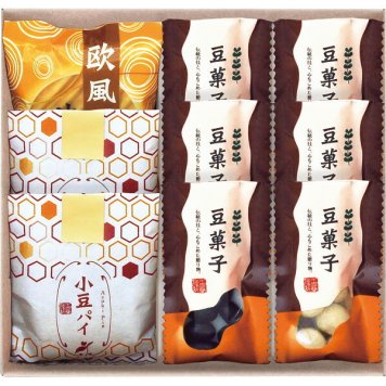小豆パイ 欧風せんべい 和菓子詰合せ [26-7586-029] DW-20R パイ せんべい 豆菓子 和菓子 詰め合わせ スイーツ お菓子 個包装 贈り物 お祝い お返し 内祝い 出産 結婚 快気 プレゼント ギフト